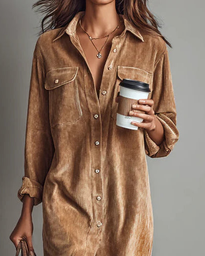 Aria Cord Midi Dress