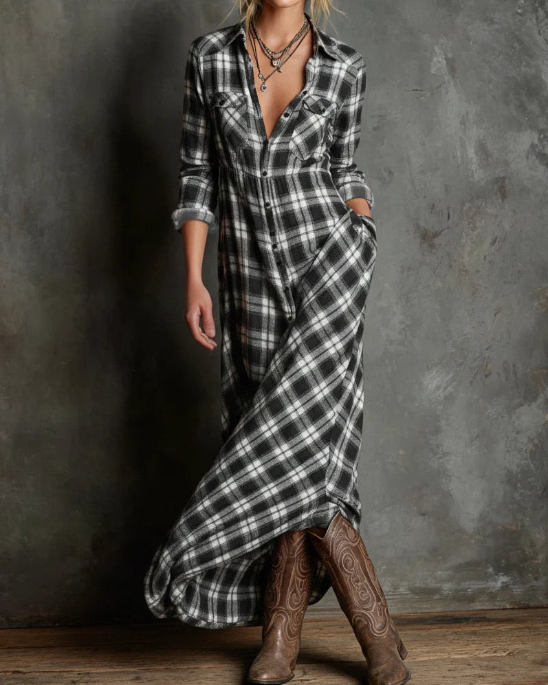 Sage Prairie Maxi Dress