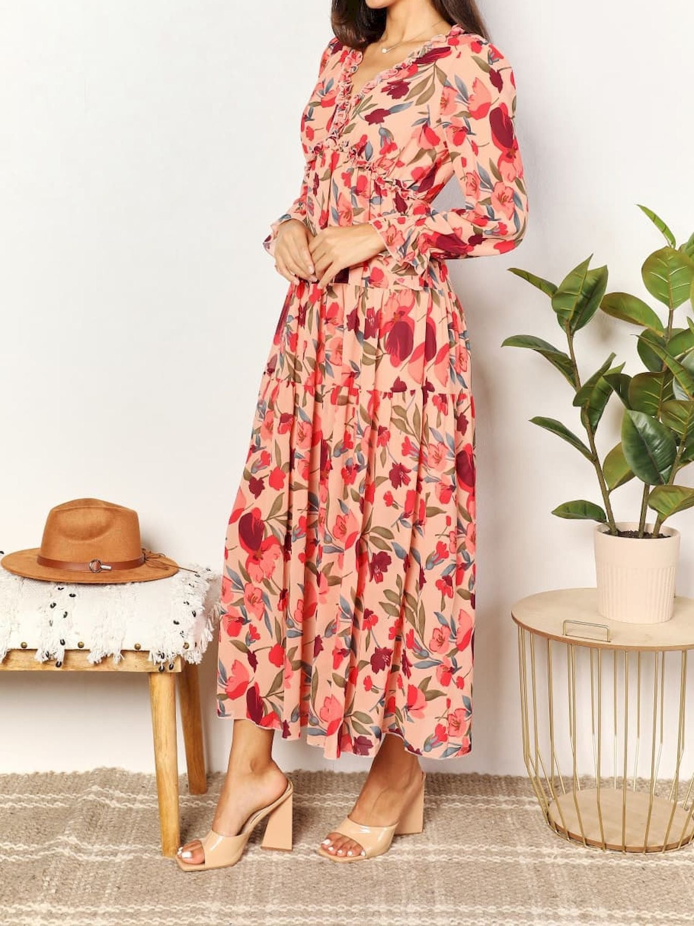 Elara Bloom Maxi Dress