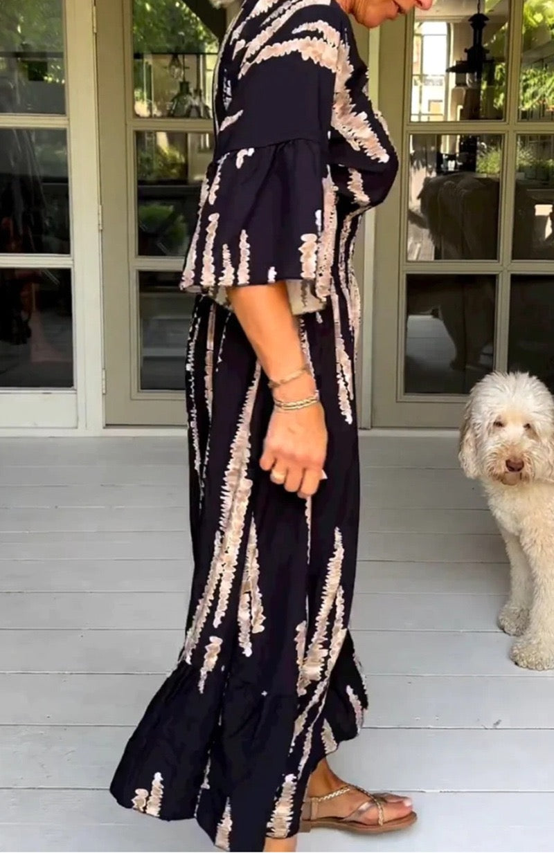 Elara Drift Maxi Dress