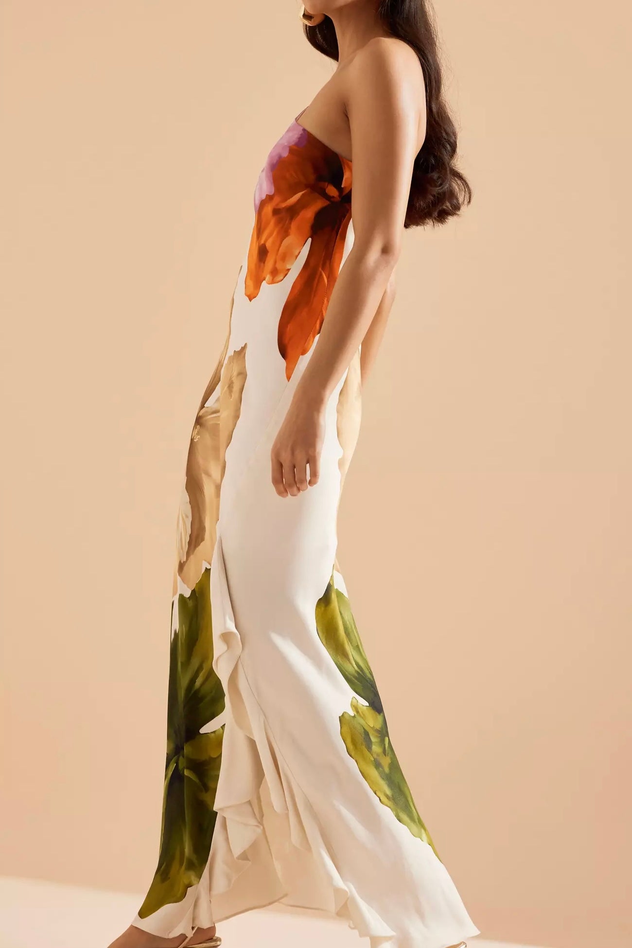 Aurelia Bloom One-Shoulder Dress