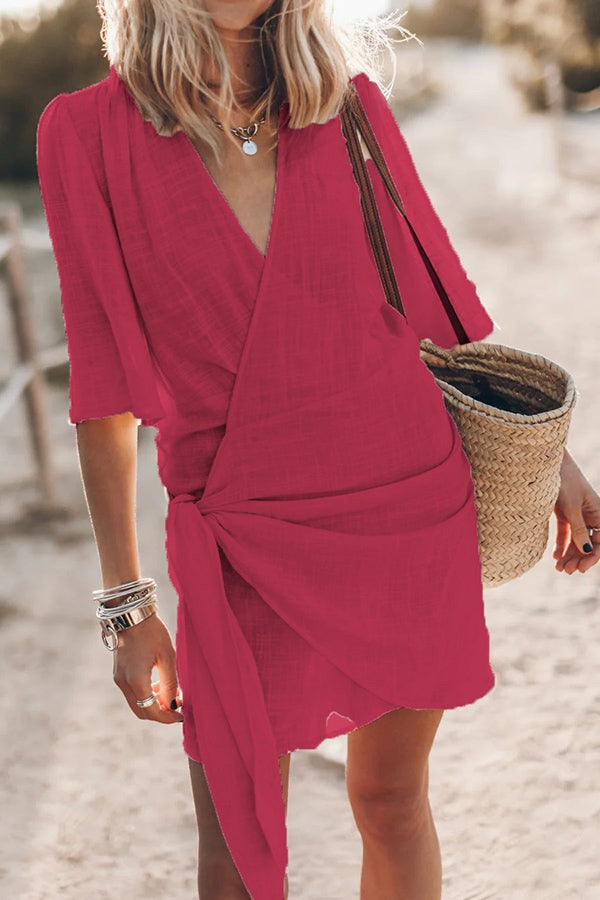 Solara Tie-Wrap Dress