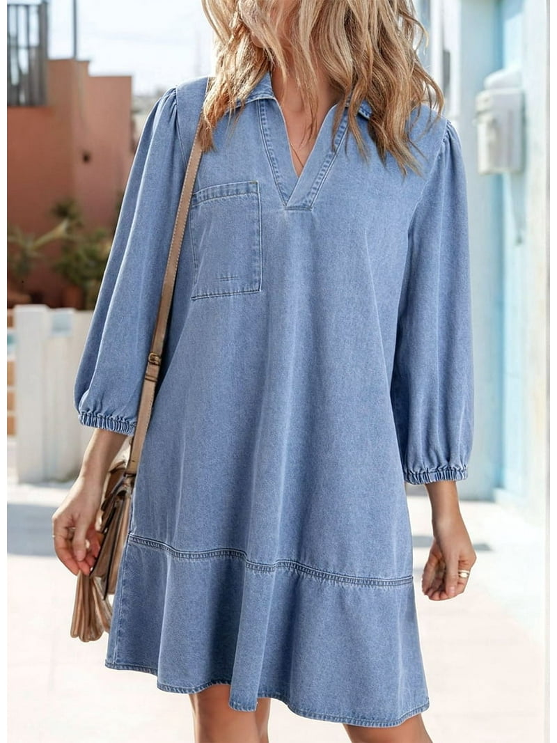 Livia Denim Ease Dress