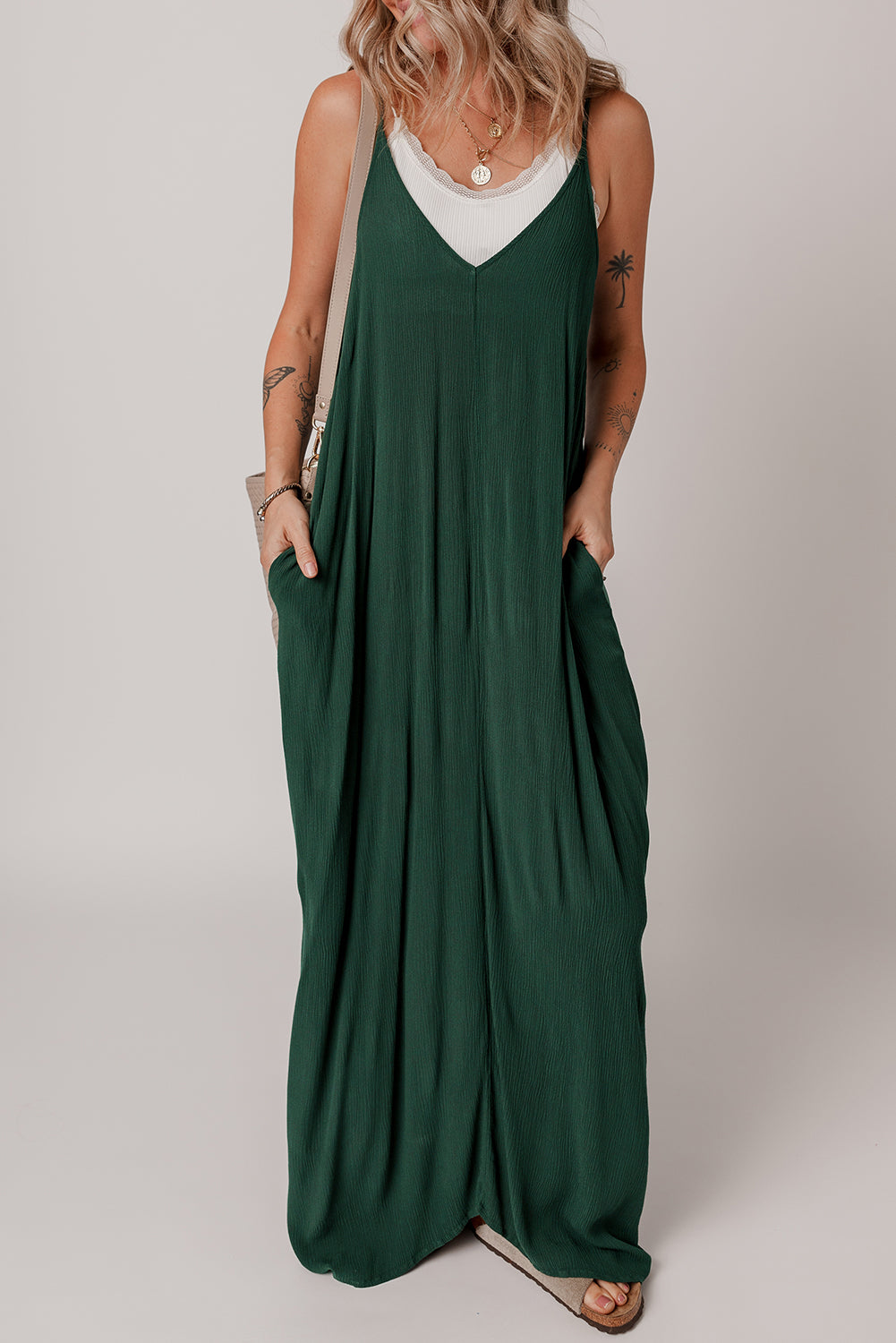 Sage Drift Maxi Dress
