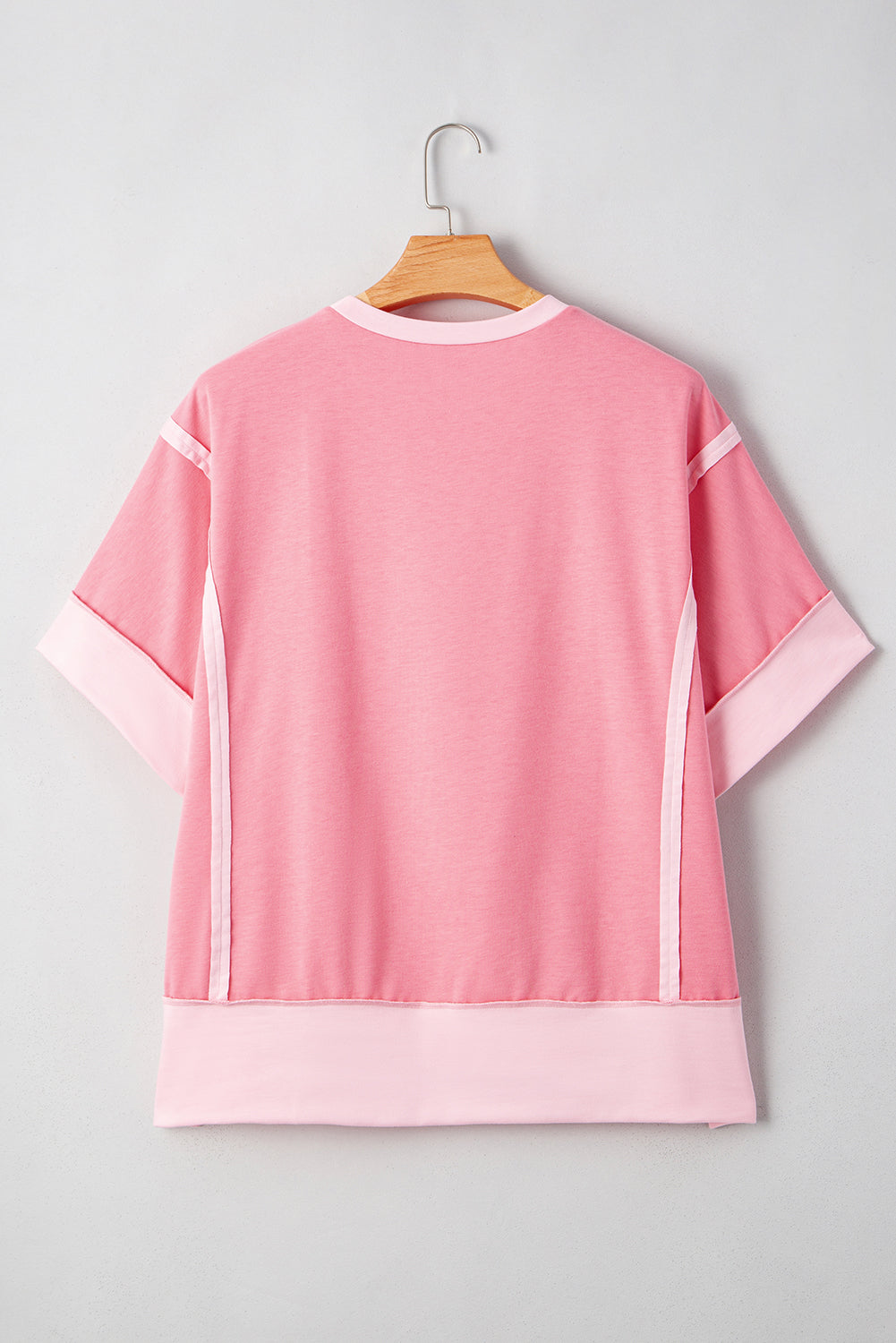 Peach Blossom Patchwork Tee