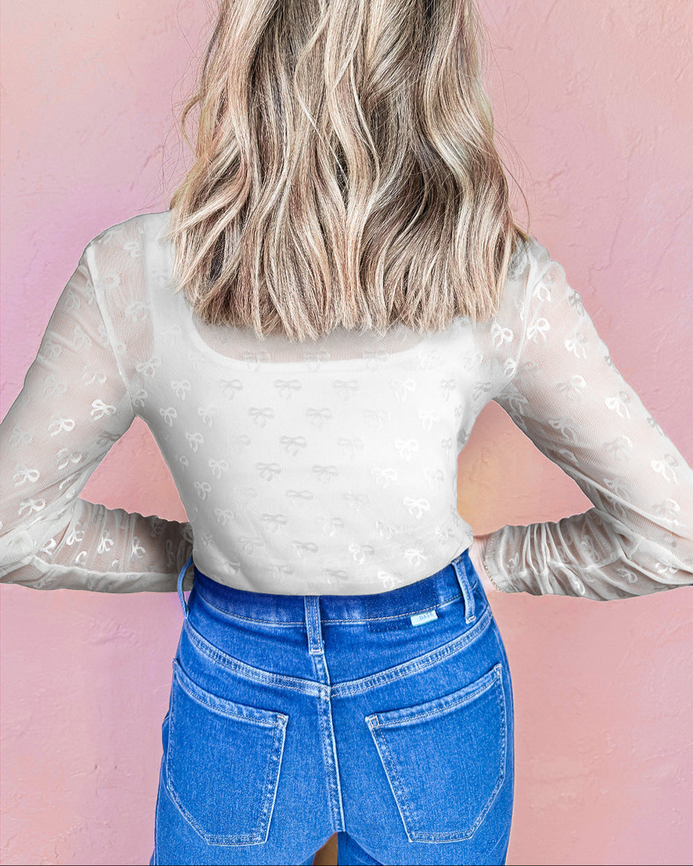 Sweet Whisper Mesh Top