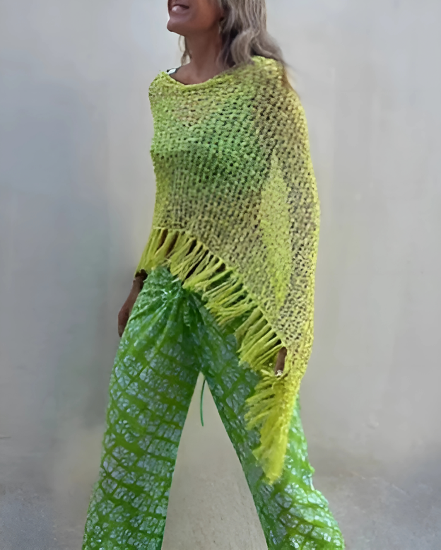 Liri Tassel Knit Top