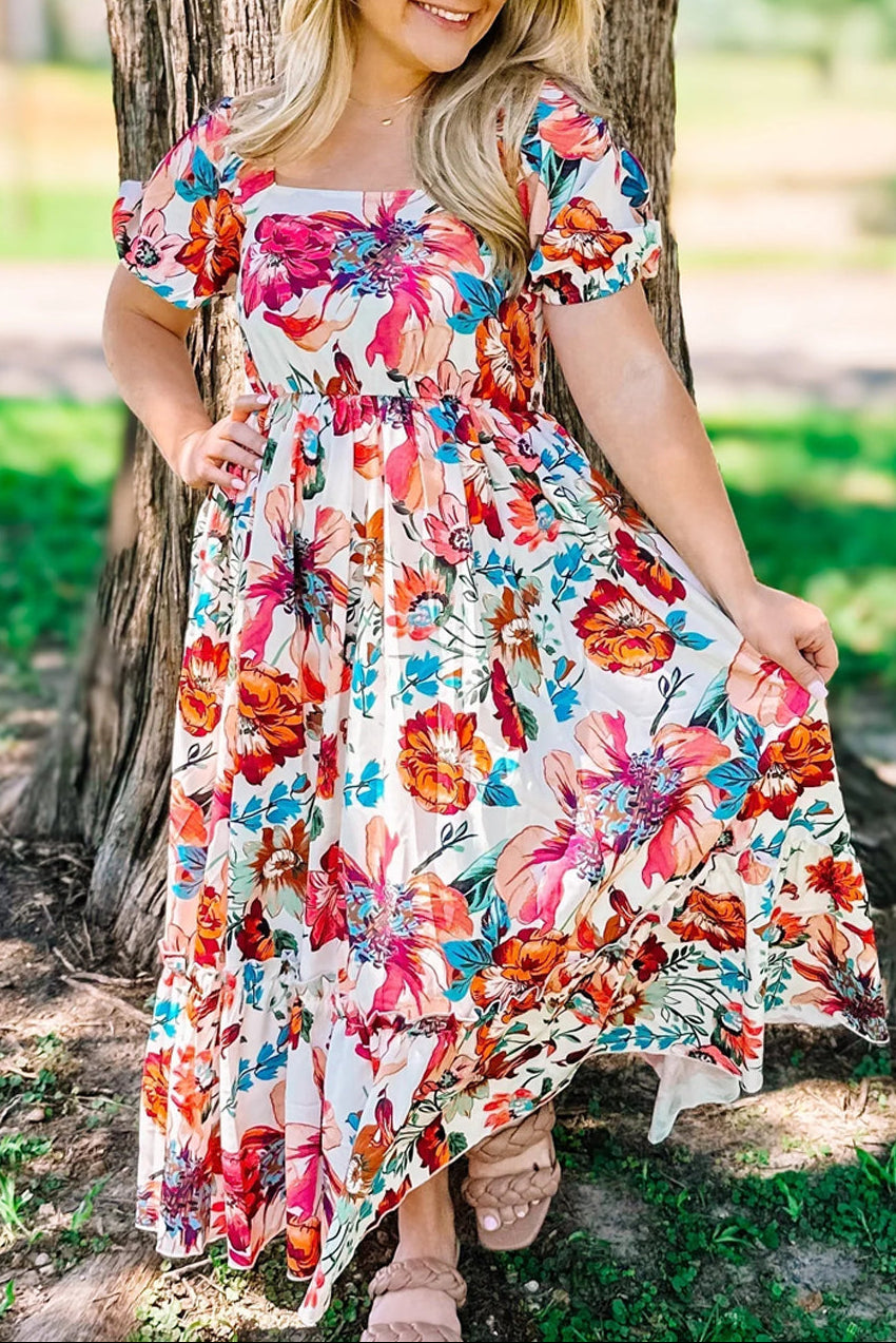 Amara Floral Midi Dress