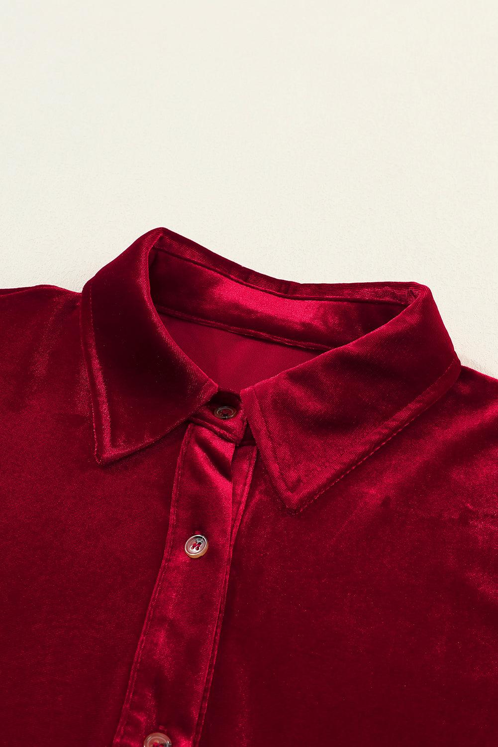 Crimson Crush Velvet Dress