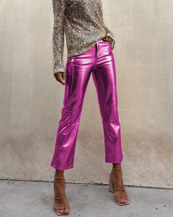 Luxe Metallic Pants