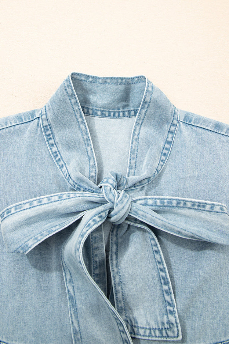Elara Chambray Dress