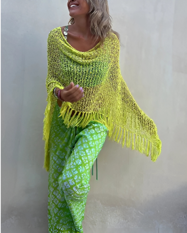Liri Tassel Knit Top