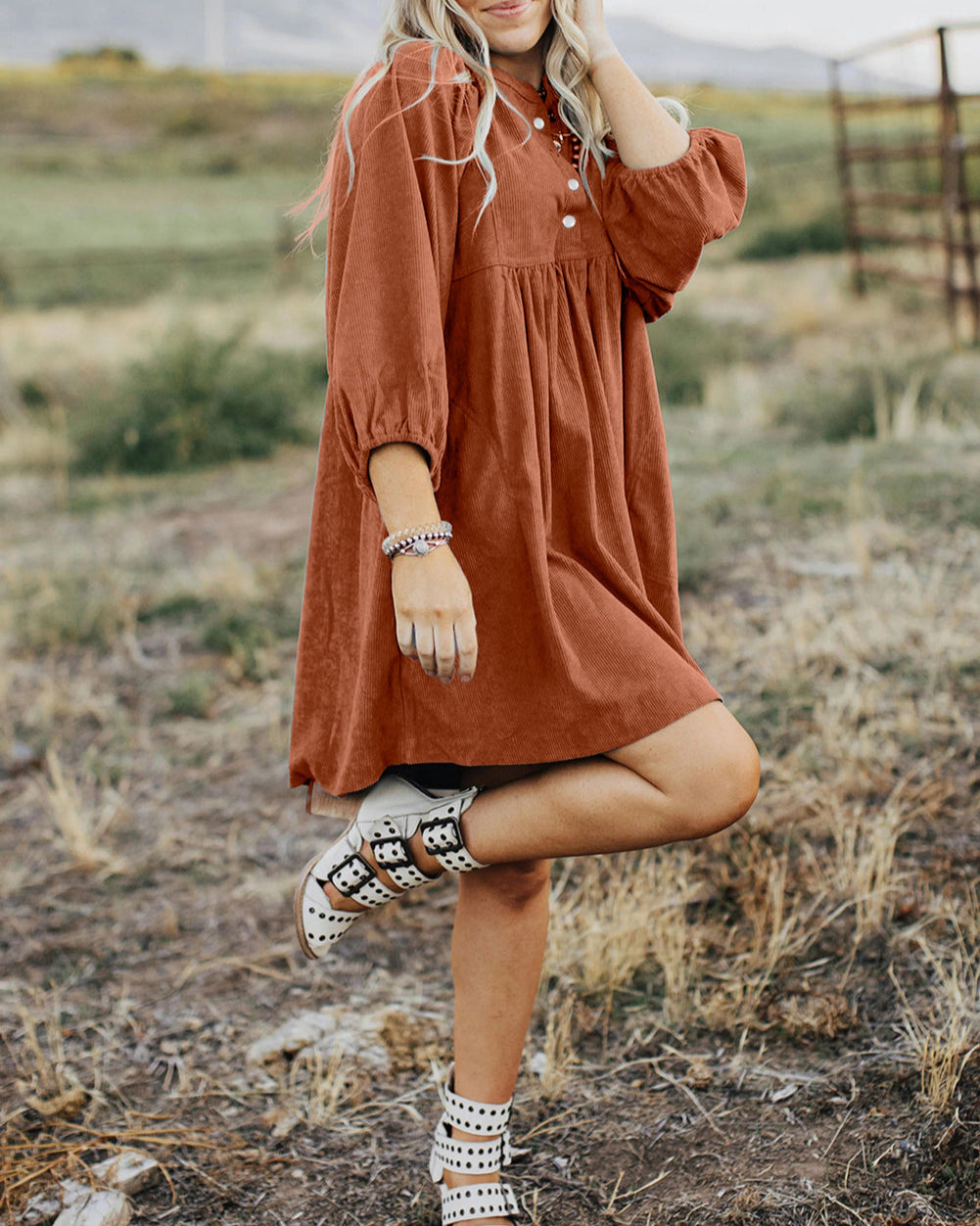 Golden Ember Dress