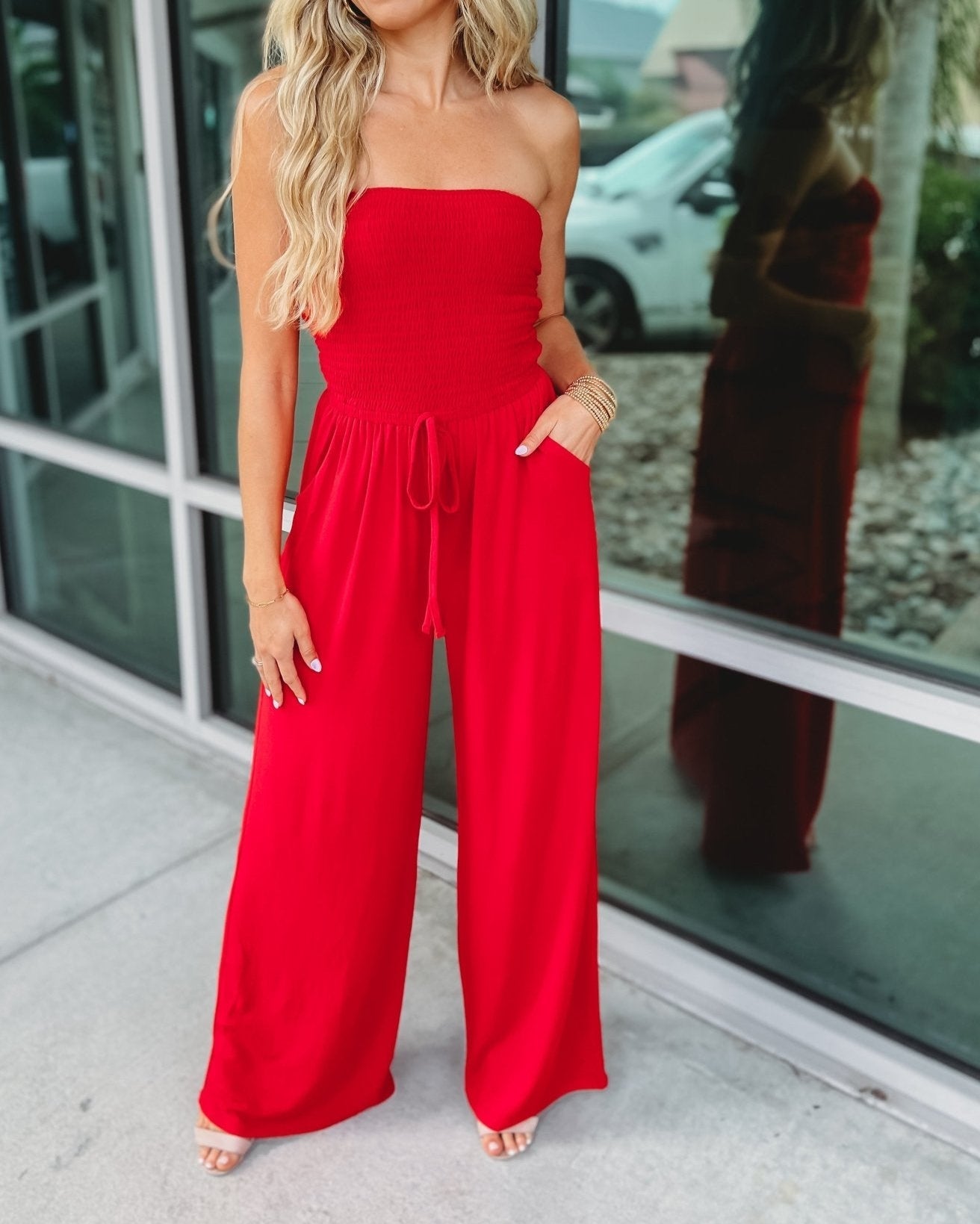 Samira Smocked Jumpsuit