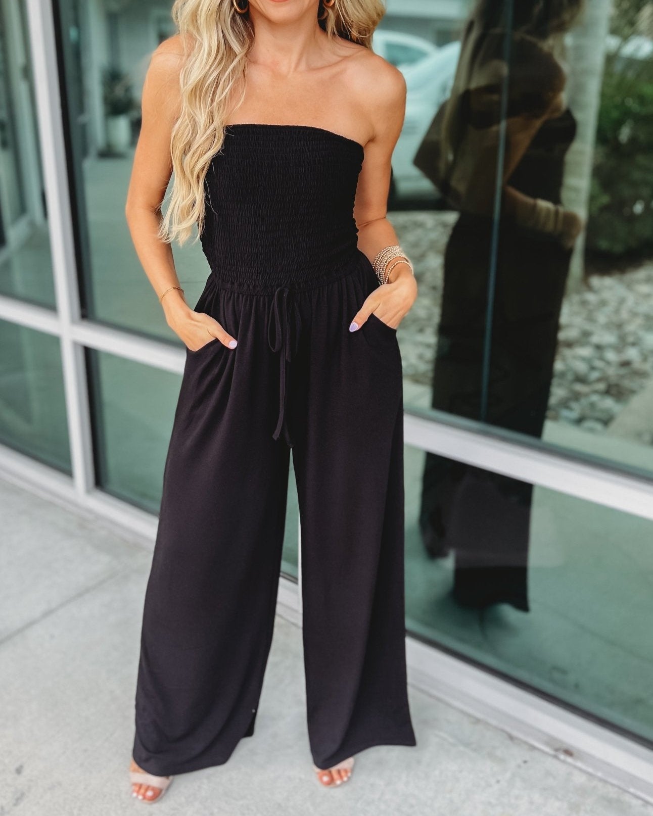 Samira Smocked Jumpsuit