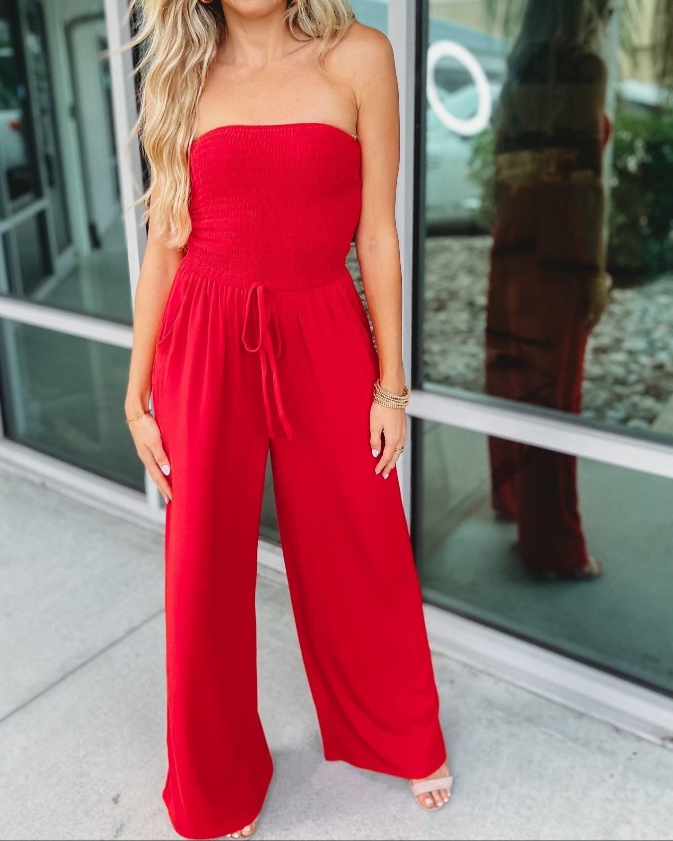 Samira Smocked Jumpsuit