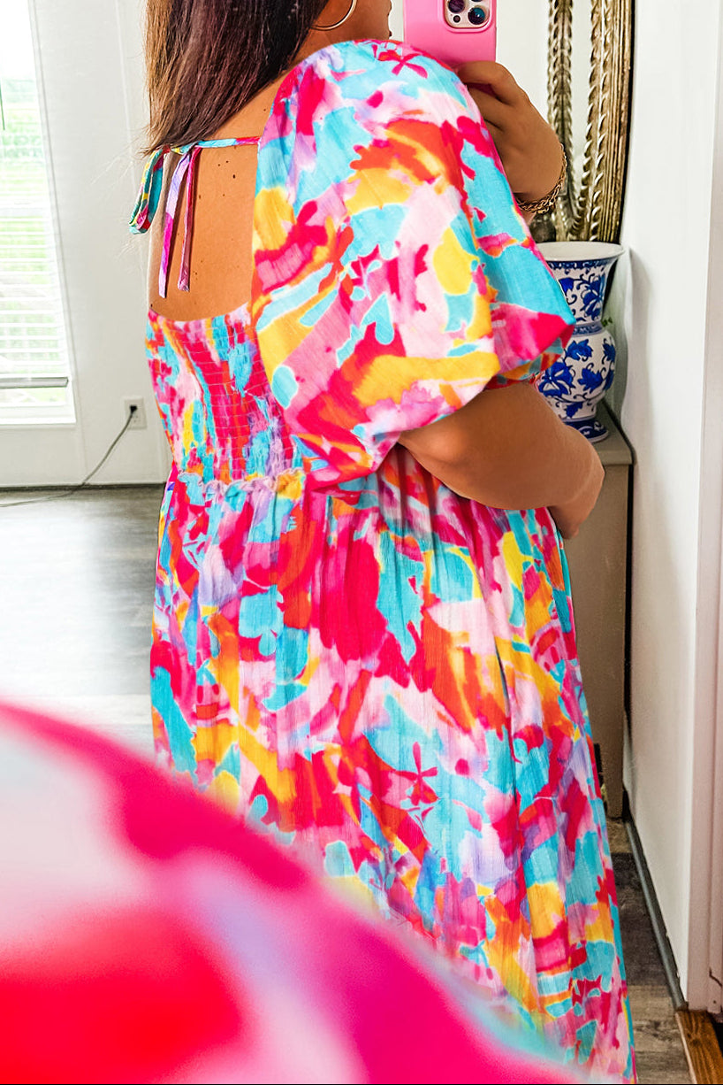 Rosaline Abstract Dress