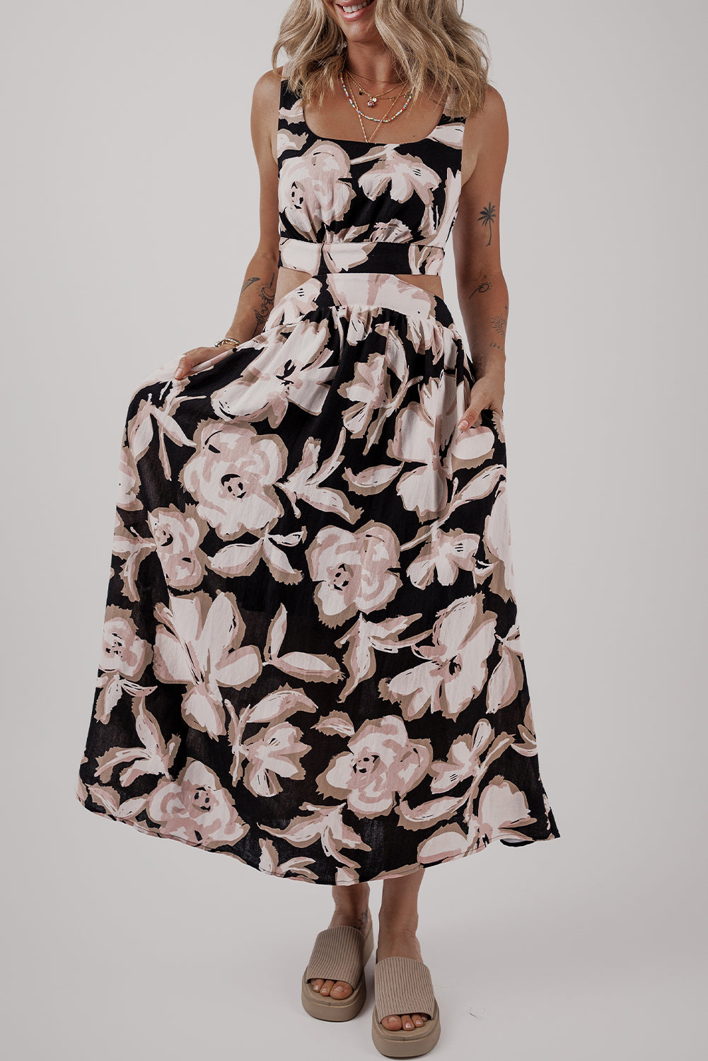 Isla Knot-Back Dress
