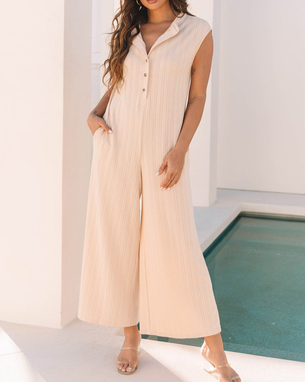 Sienna Textured Jumpsuit