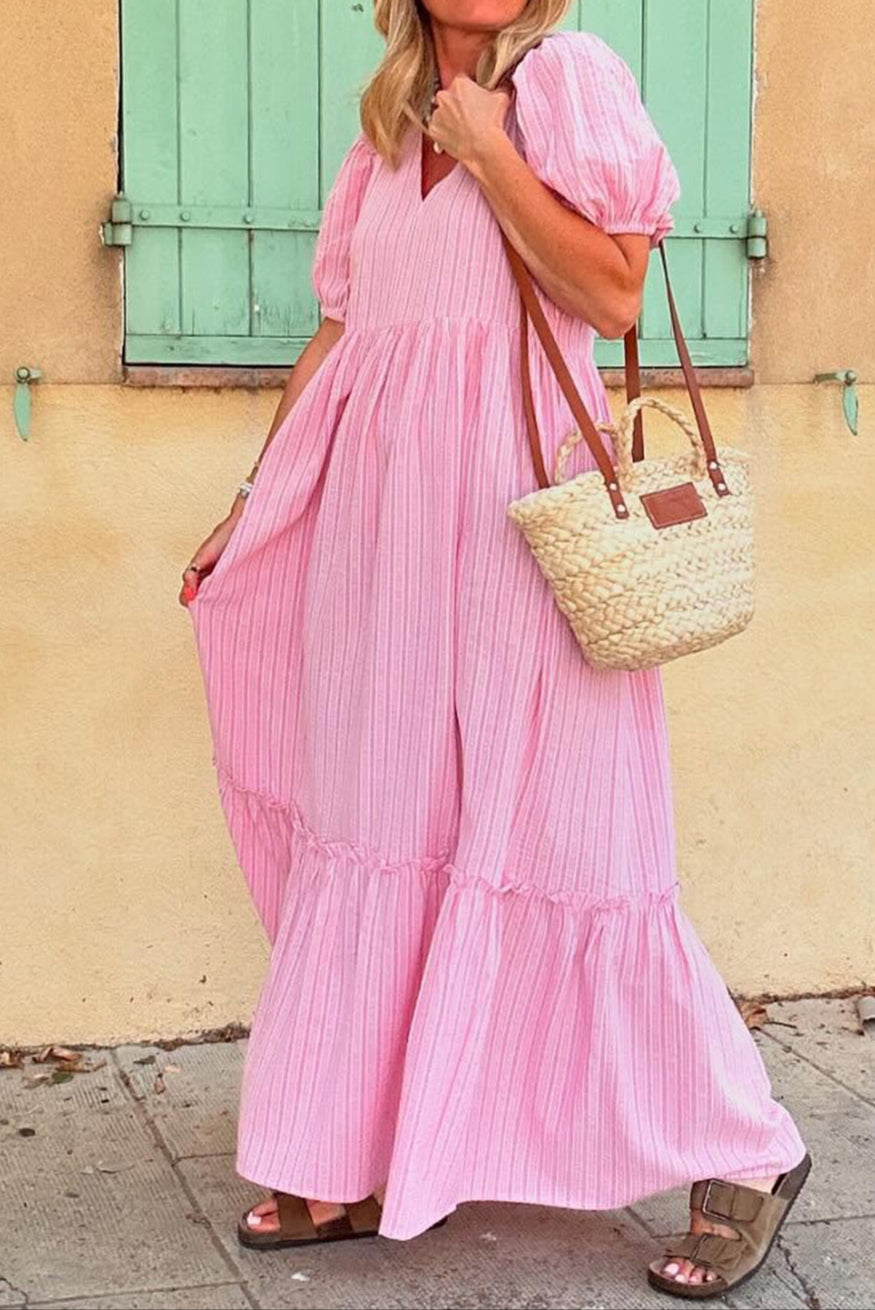 Soleia Stripe Maxi Dress