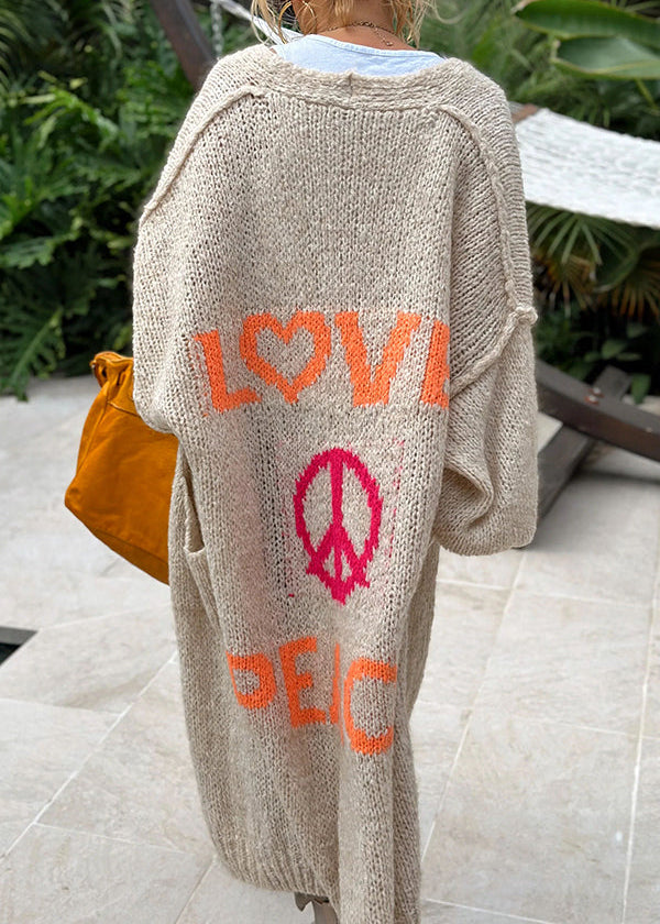 Love & Peace Knit Cardigan