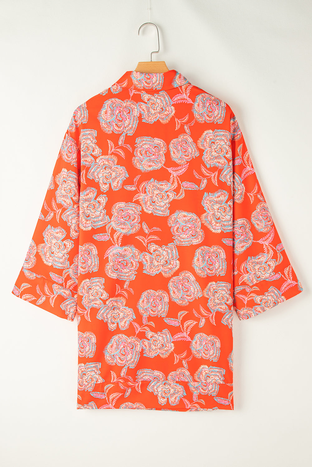 Midnight Bloom Shirt Dress