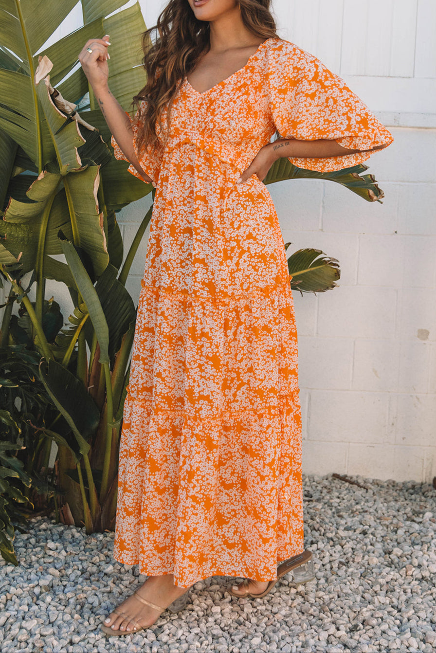 Sunset Bloom Maxi Dress