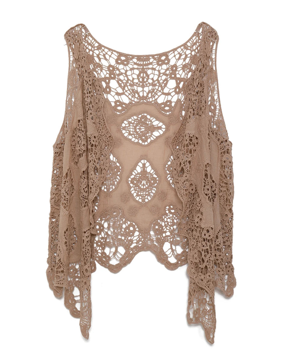 Vintage Crochet Cardigan