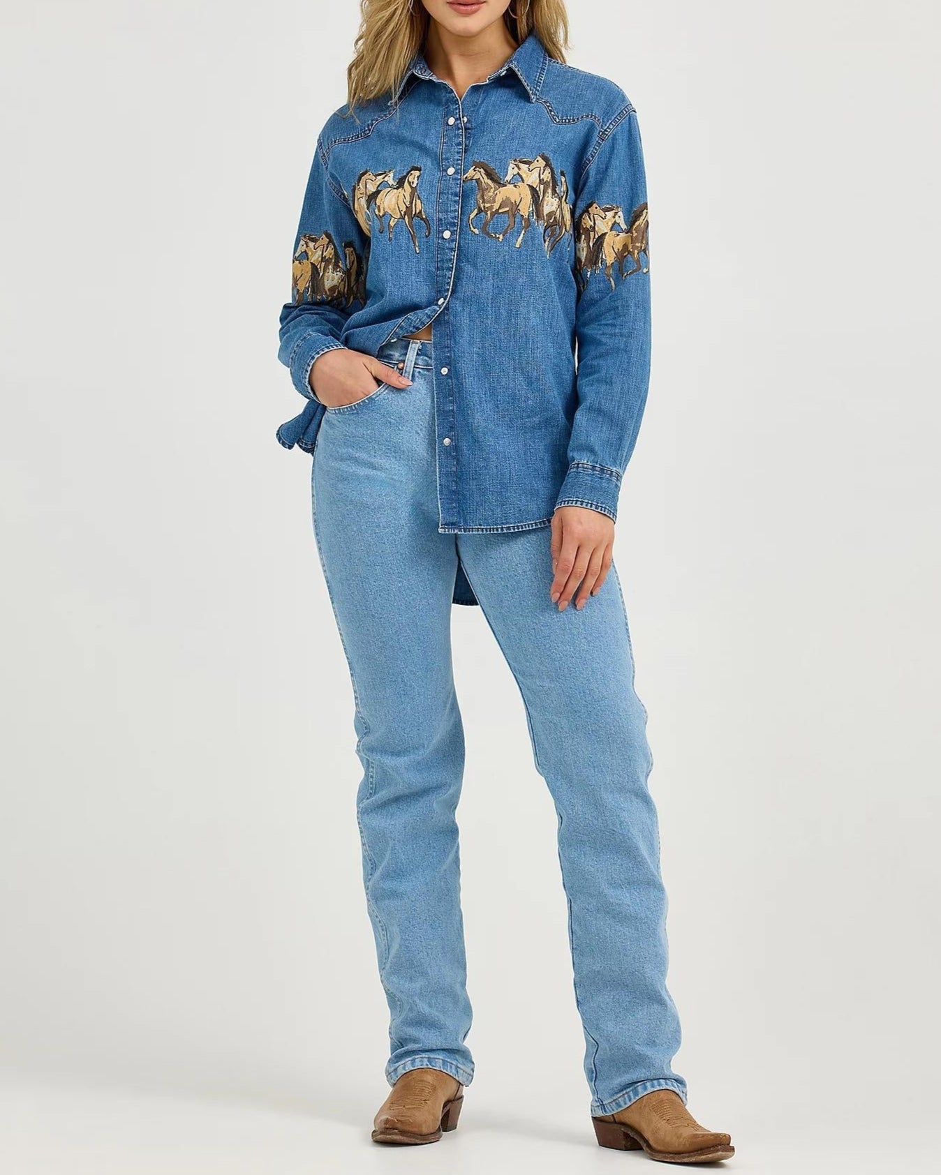 Wild Spirit Denim Shirt