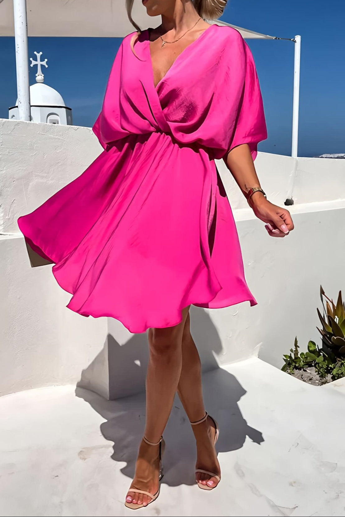 Celesta Satin Dress
