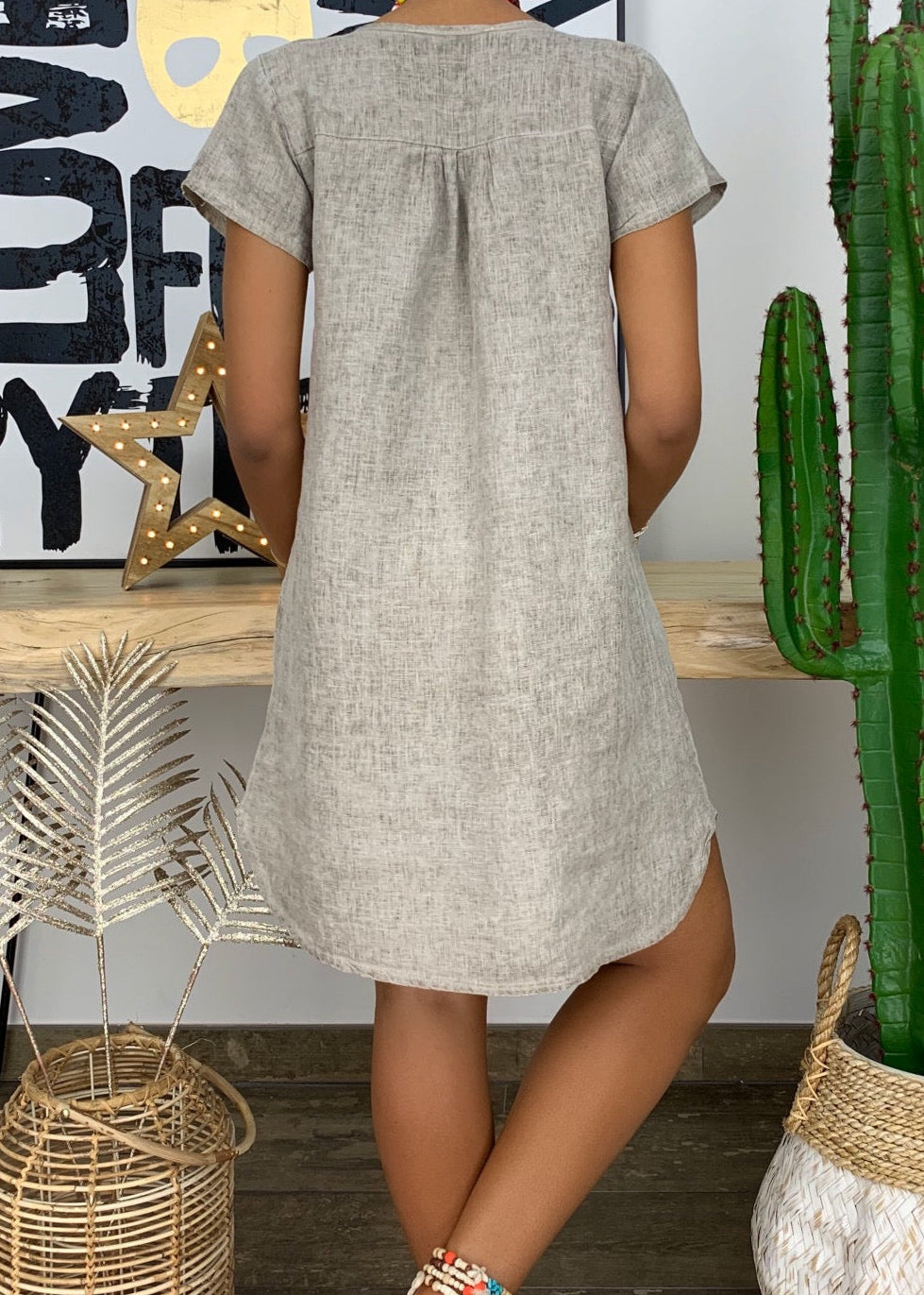 Liora Linen Dress