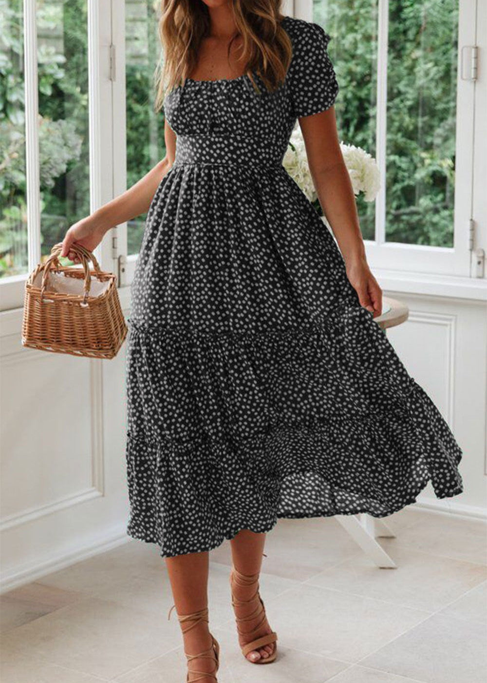 Isla Floral Midi Dress