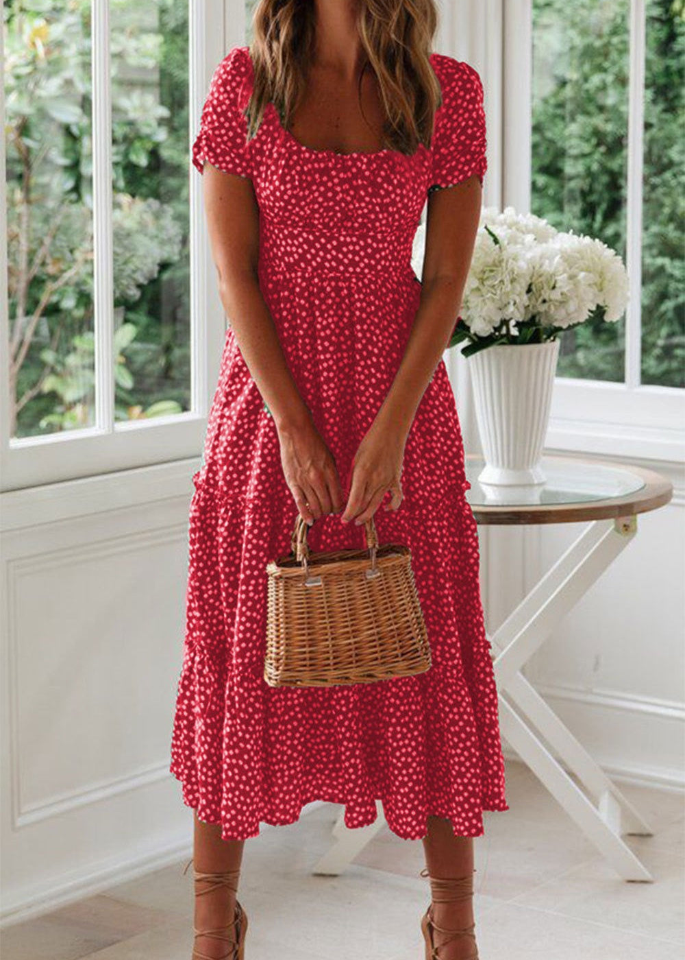 Isla Floral Midi Dress