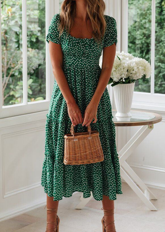 Isla Floral Midi Dress