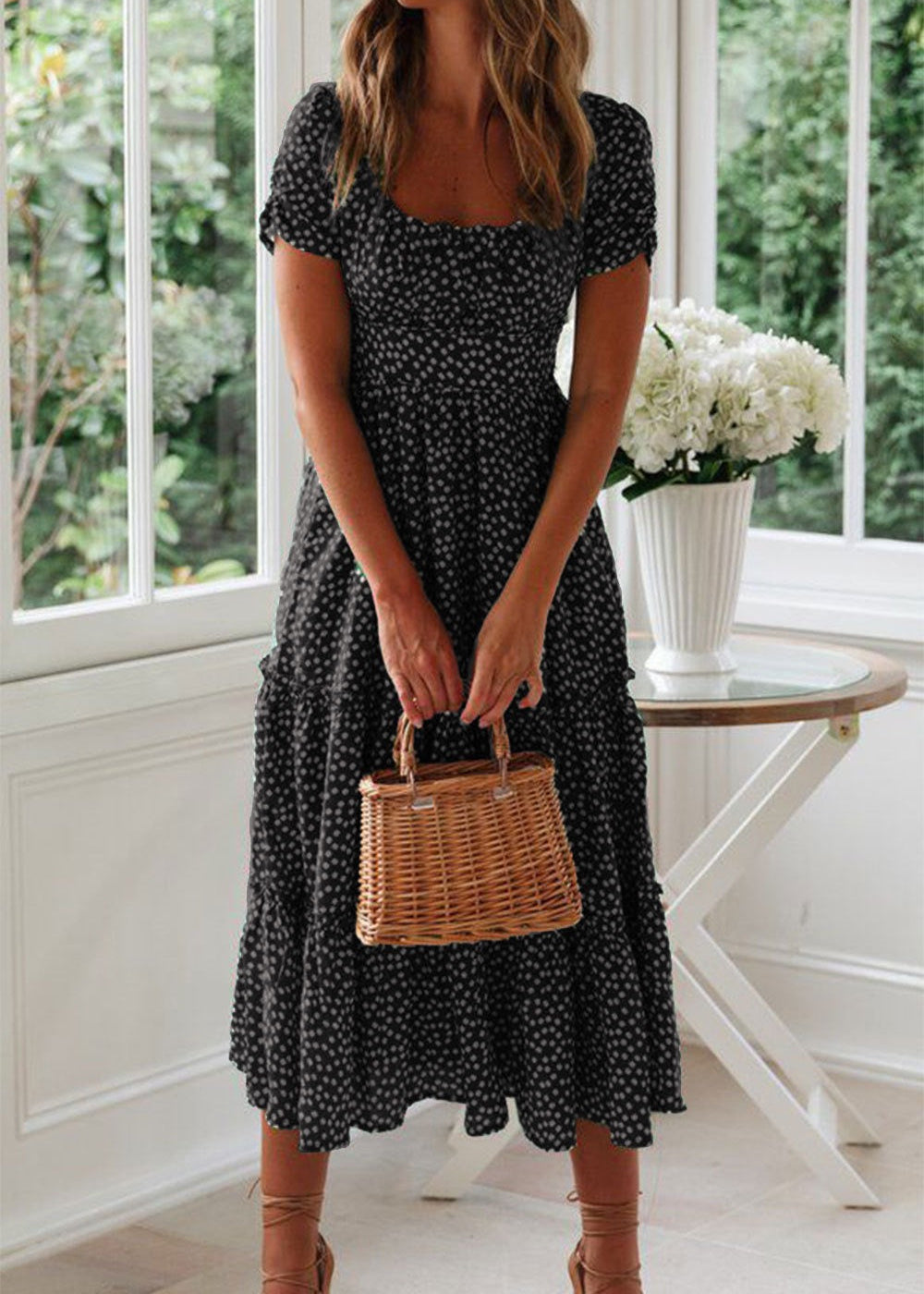 Isla Floral Midi Dress