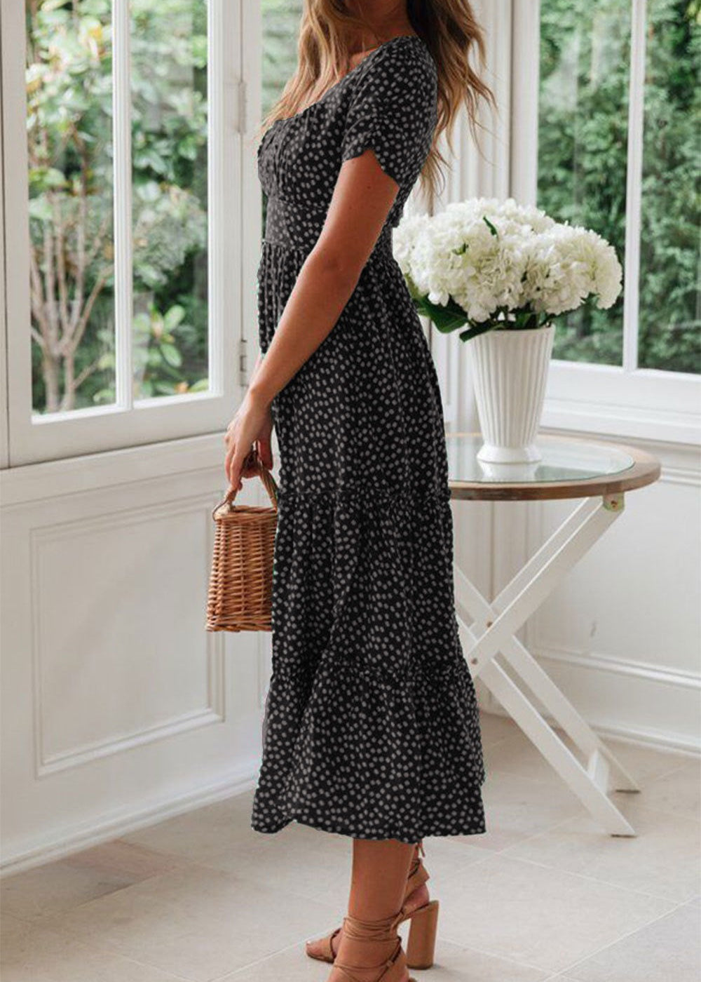 Isla Floral Midi Dress