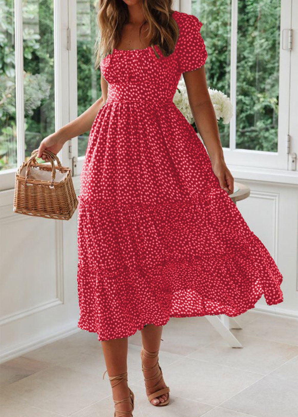 Isla Floral Midi Dress