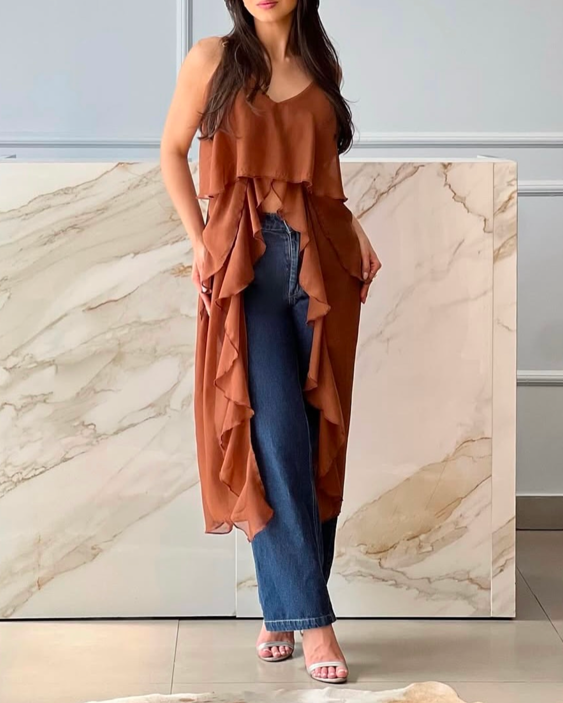 Serena Maxi Top