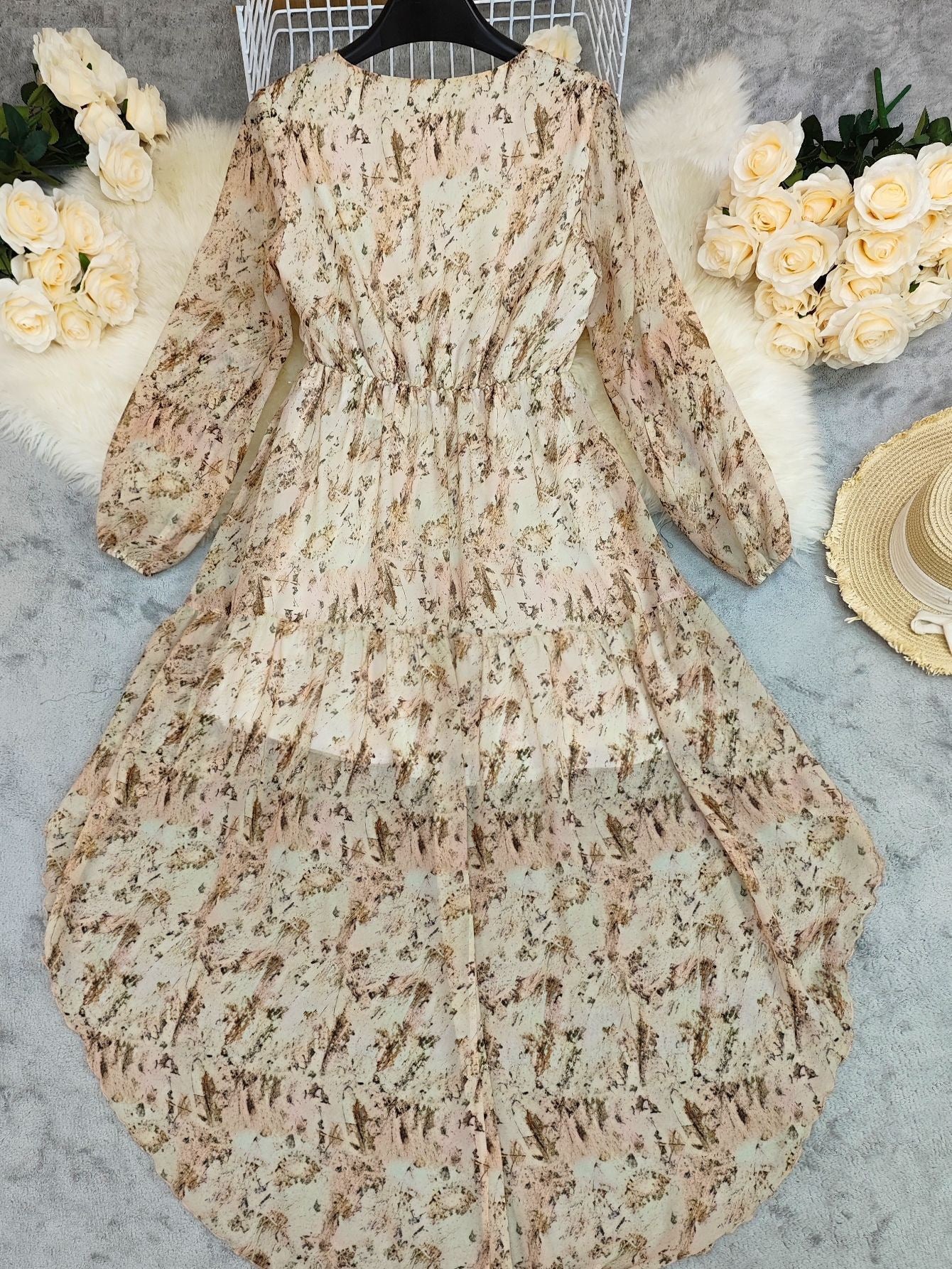 Alayna Boho Ruffle Dress