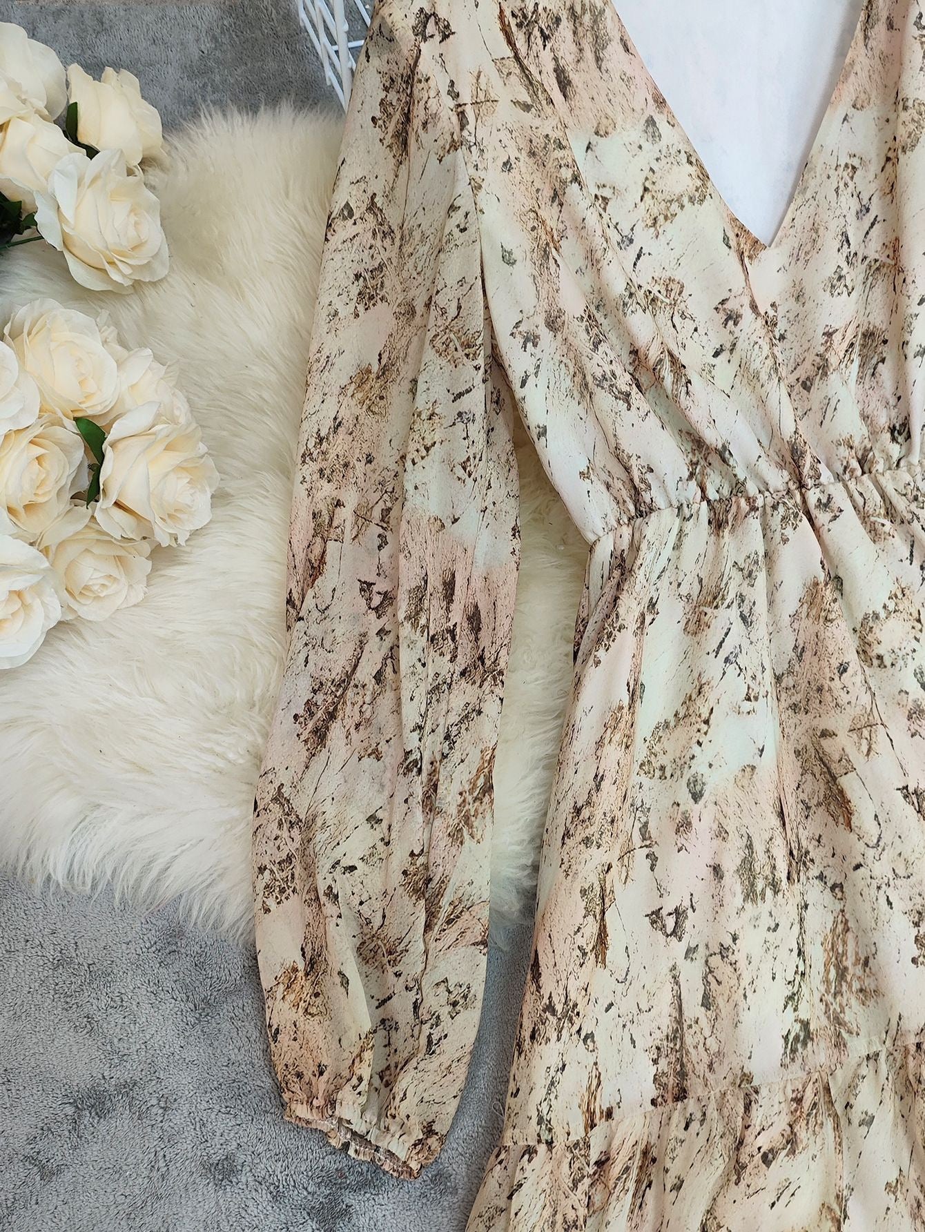 Alayna Boho Ruffle Dress