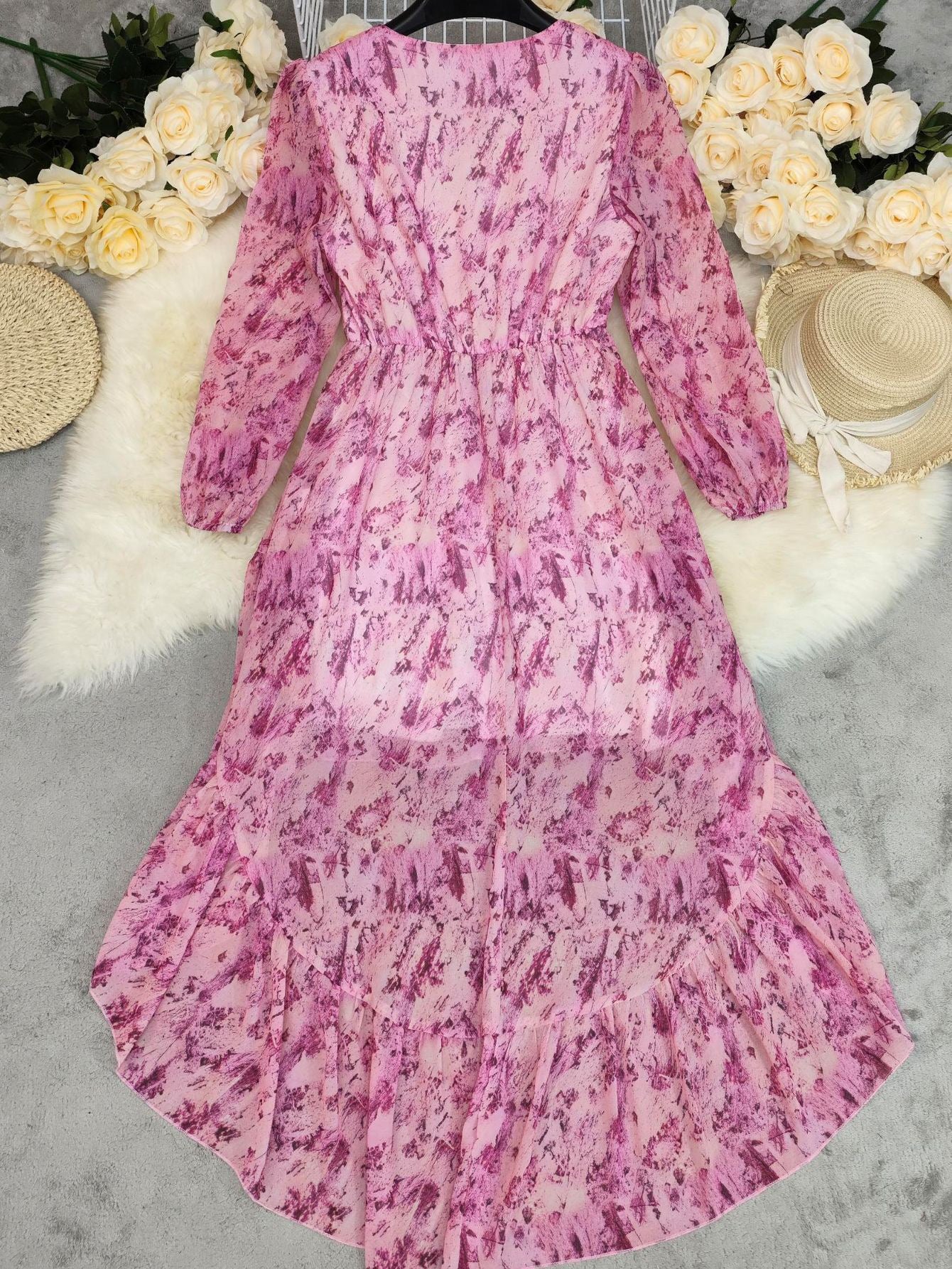 Alayna Boho Ruffle Dress