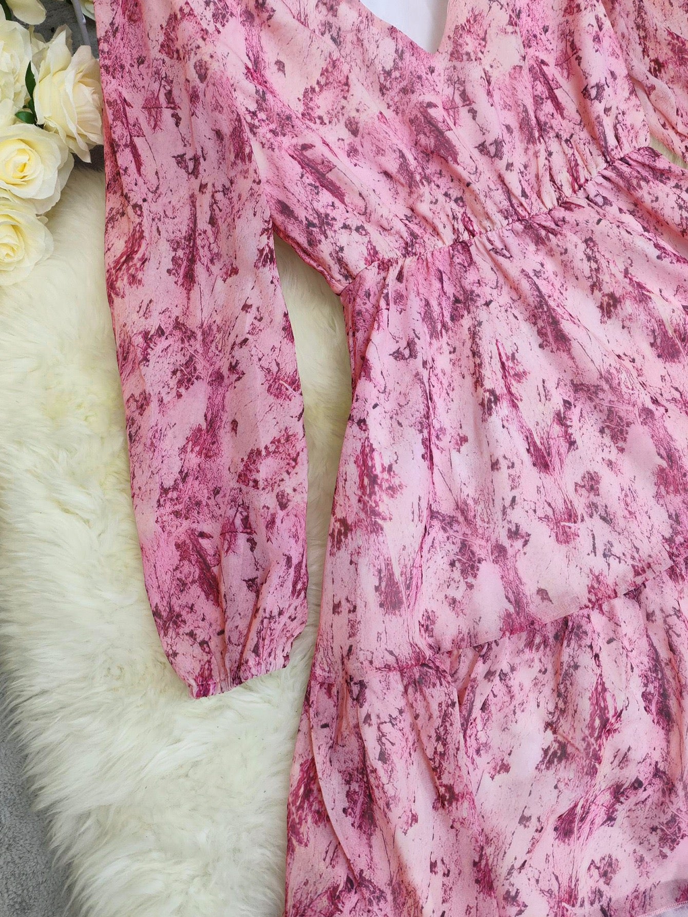 Alayna Boho Ruffle Dress