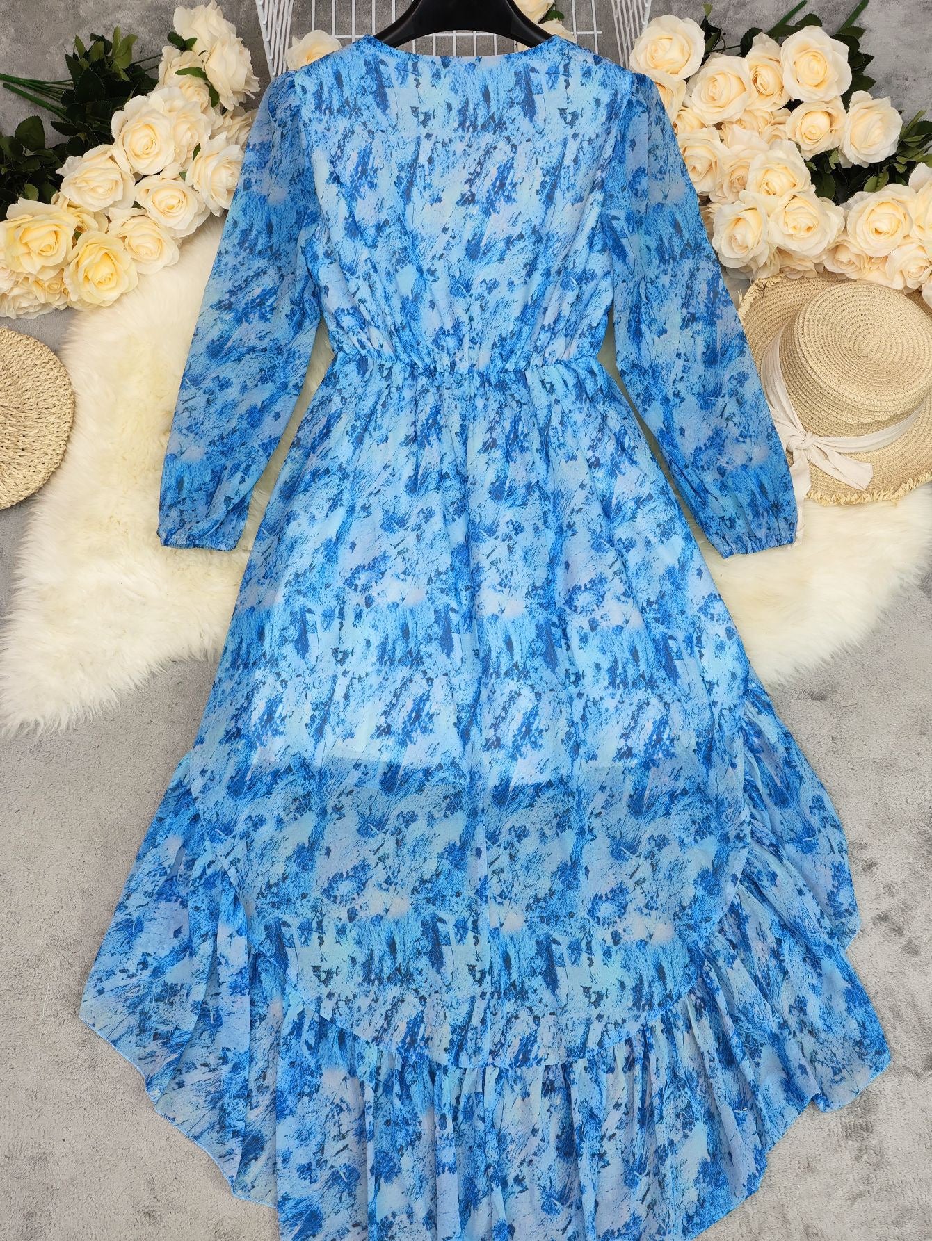 Alayna Boho Ruffle Dress