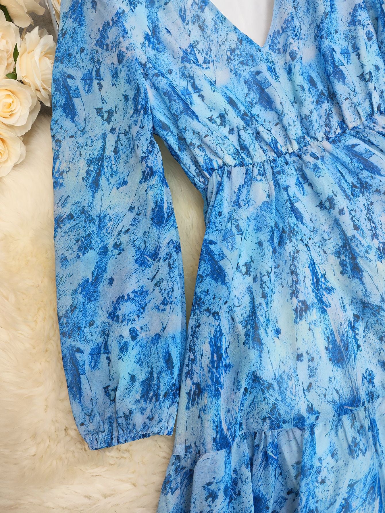 Alayna Boho Ruffle Dress