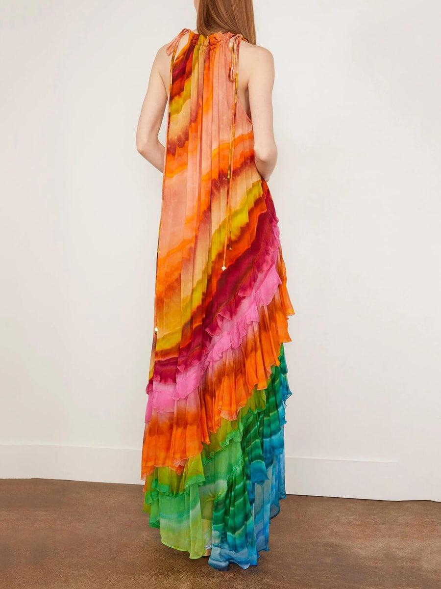 Solara Cascade Maxi Dress
