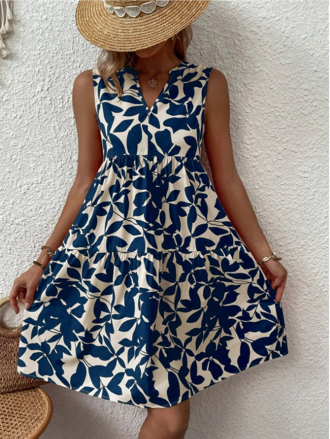 Liora Leaf Mini Dress