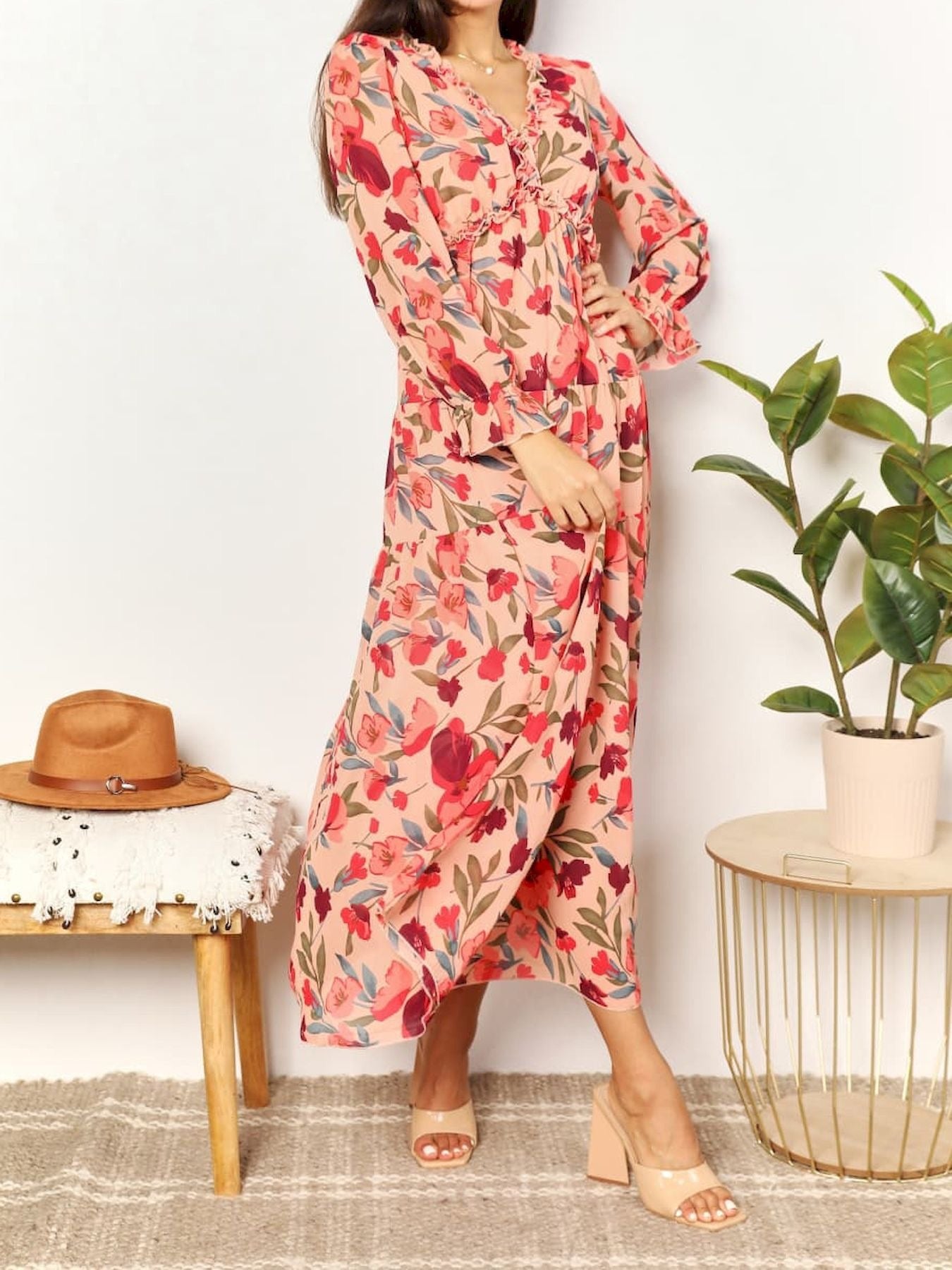 Elara Bloom Maxi Dress
