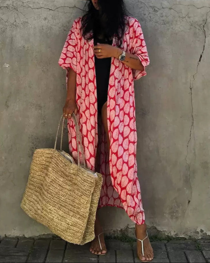 Sahira Leaf Kimono