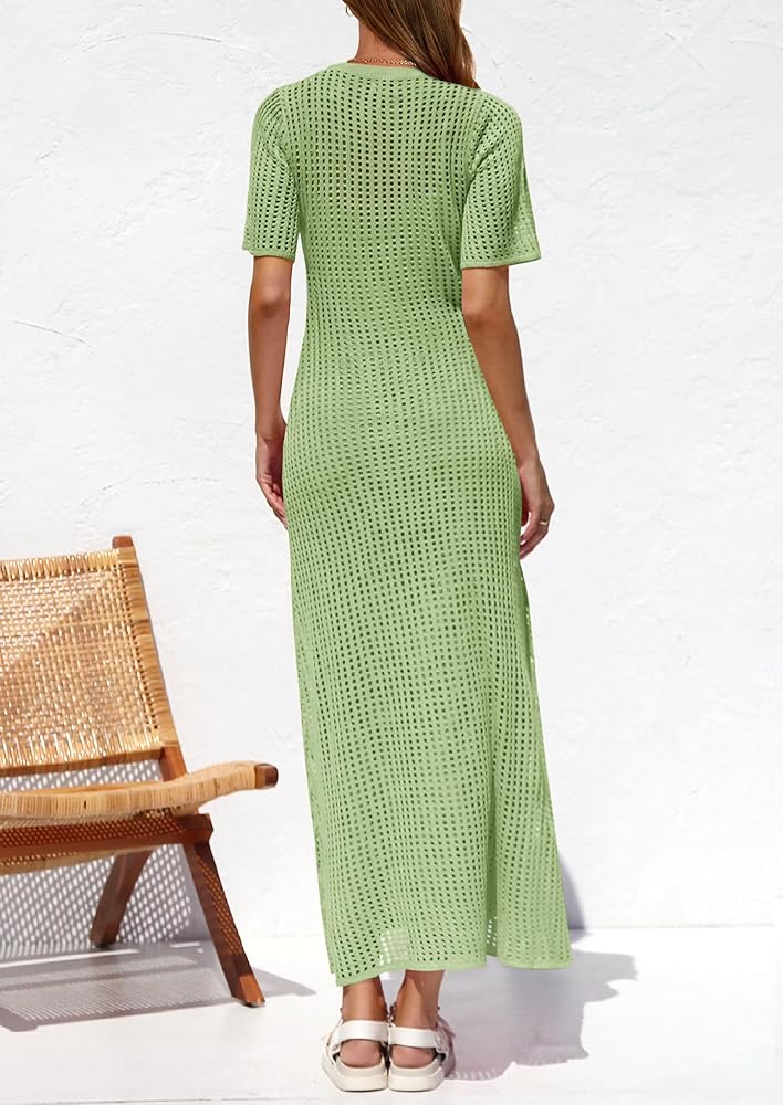 Althea Crochet Maxi Dress