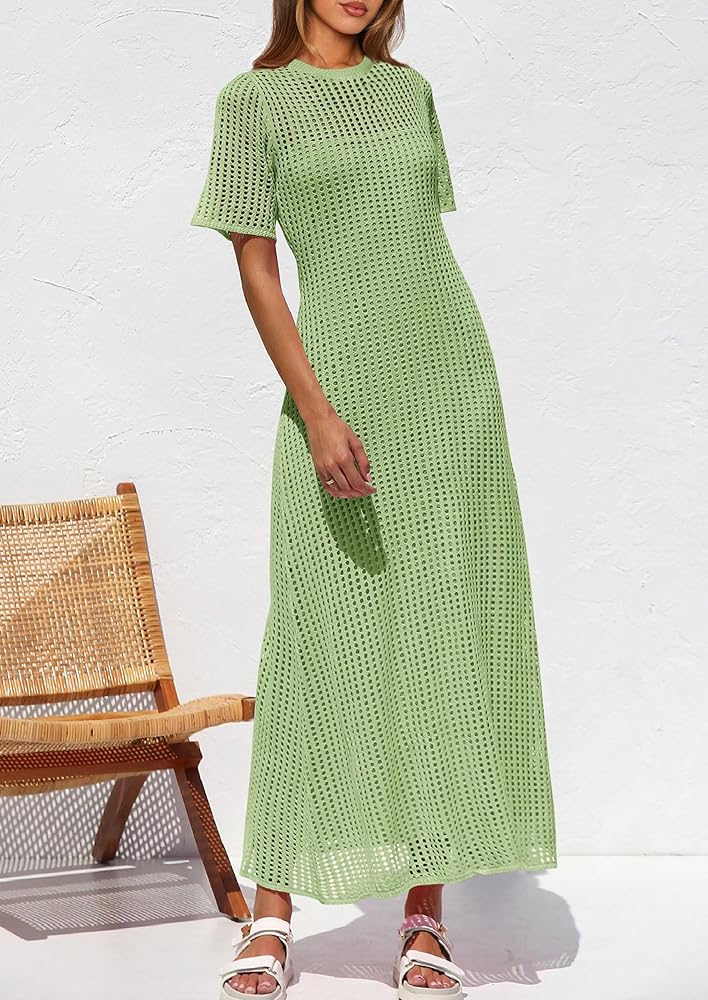 Althea Crochet Maxi Dress
